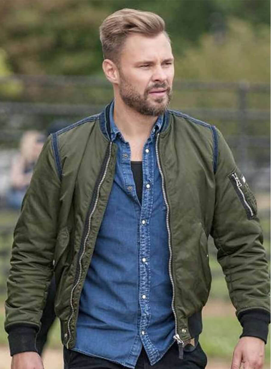 Chicago P.D. Patrick John Flueger Adam Green Jacket