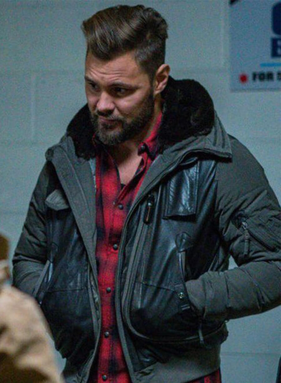 Chicago P.D. Patrick John Flueger Adam Hooded Jacket