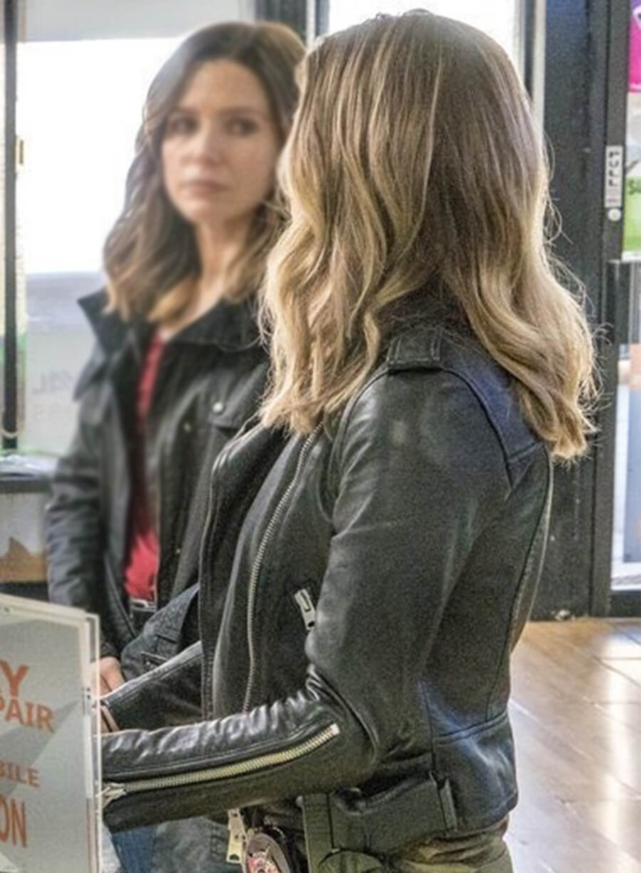 Chicago P.D. Tracy Spiridakos Hailey Upton Leather Jacket