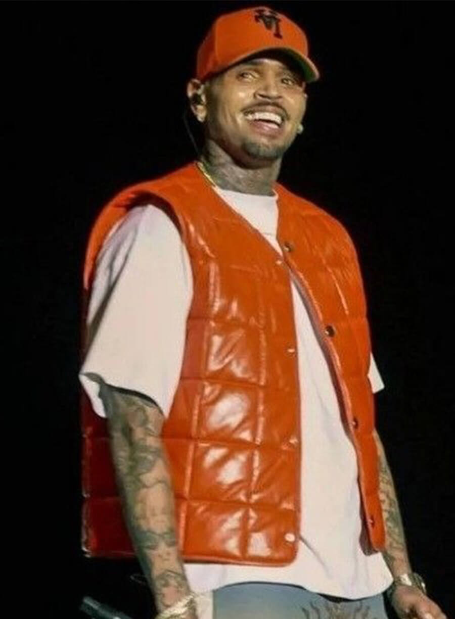 Chris Brown Puffer Vest 