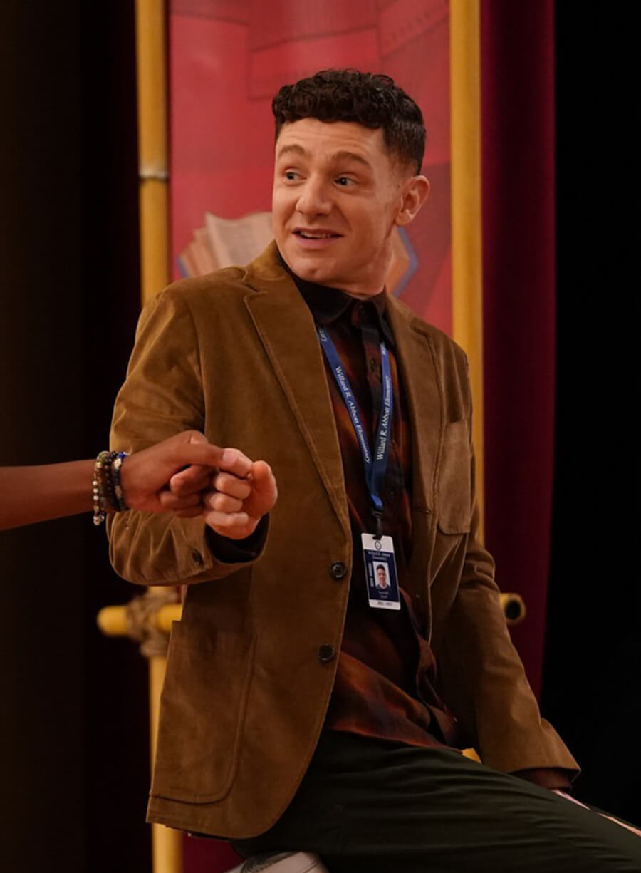 Chris Perfetti Abbott Elementary Jacob Hill Brown Blazer