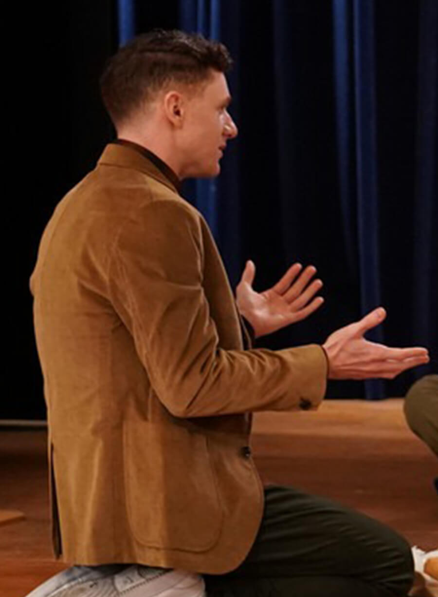 Chris Perfetti Abbott Elementary Jacob Hill Brown Blazer