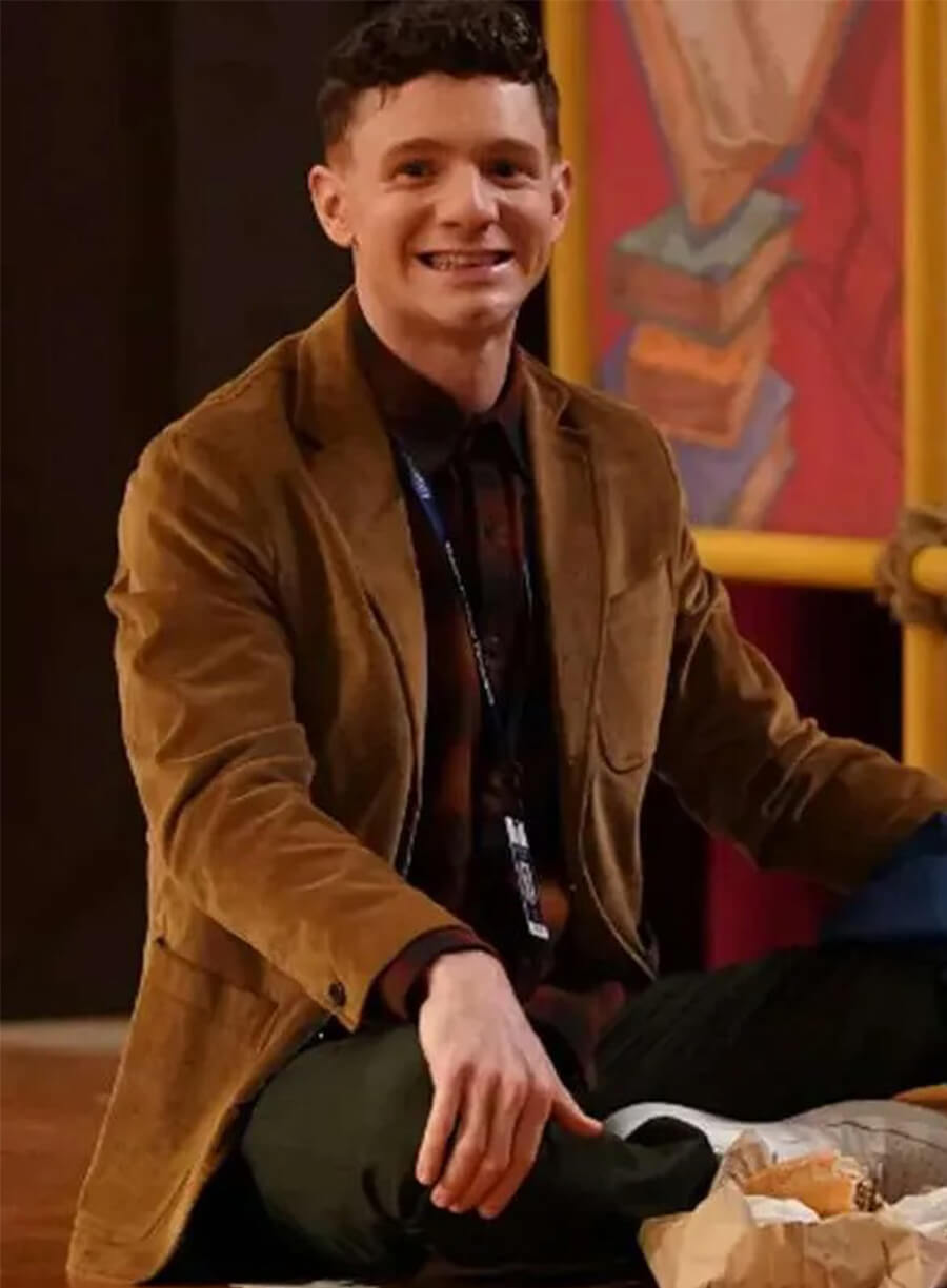 Chris Perfetti Abbott Elementary Jacob Hill Brown Blazer