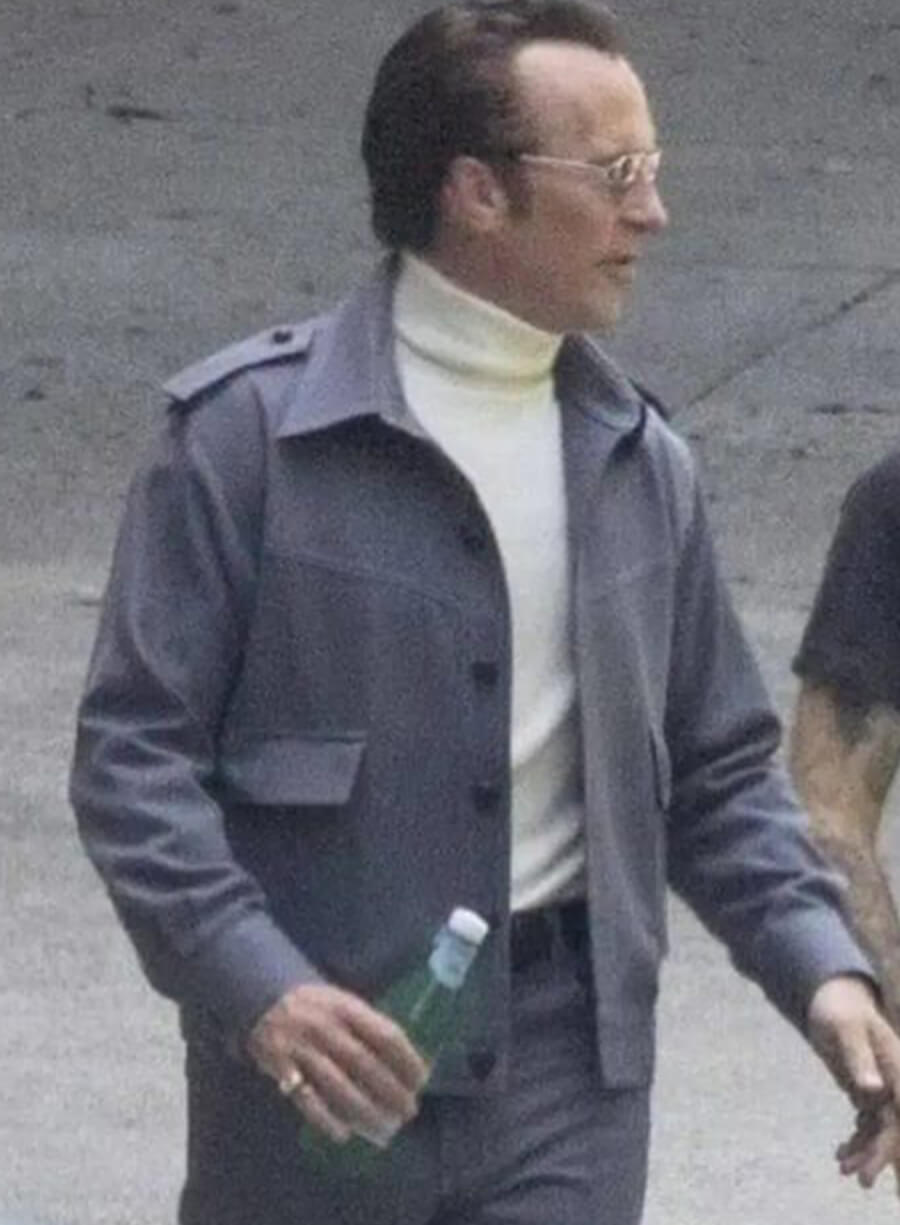 Christian Bale Madden 2026 AI Davis Grey Jacket