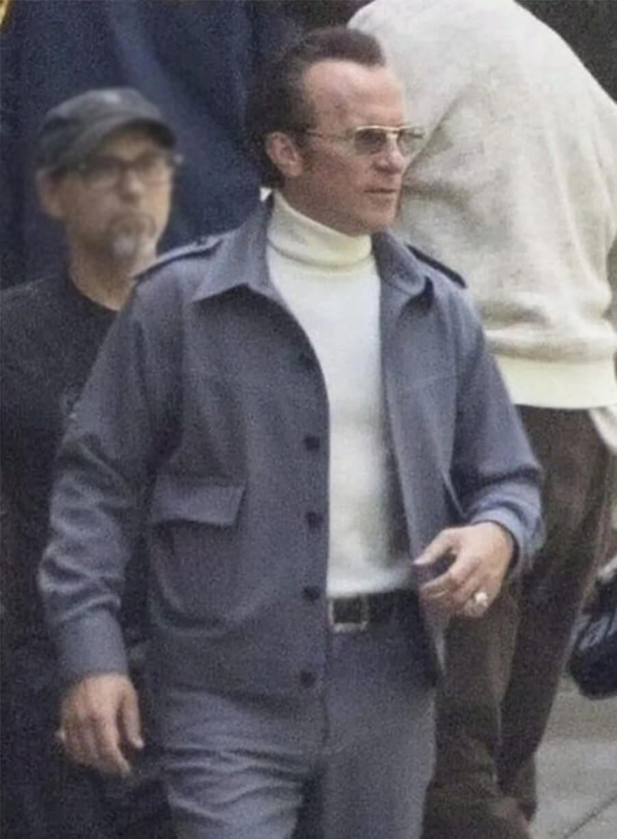 Christian Bale Madden 2026 AI Davis Grey Jacket