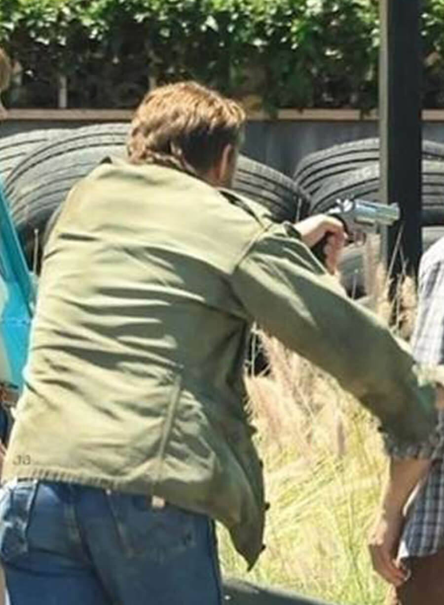 Christian Slater Dexter Original Sin 2024 Harry Morgan Green Jacket