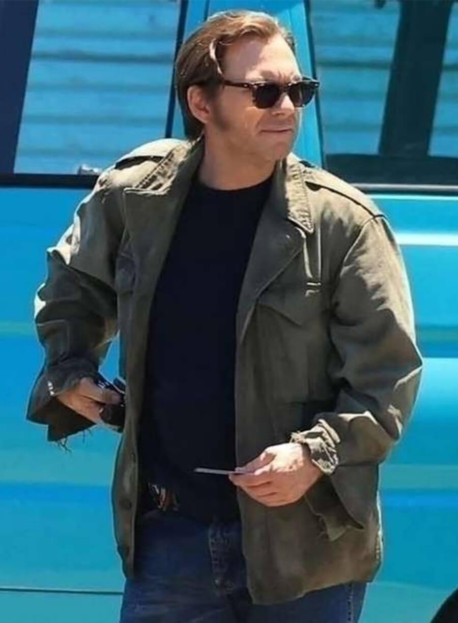 Christian Slater Dexter Original Sin 2024 Harry Morgan Green Jacket