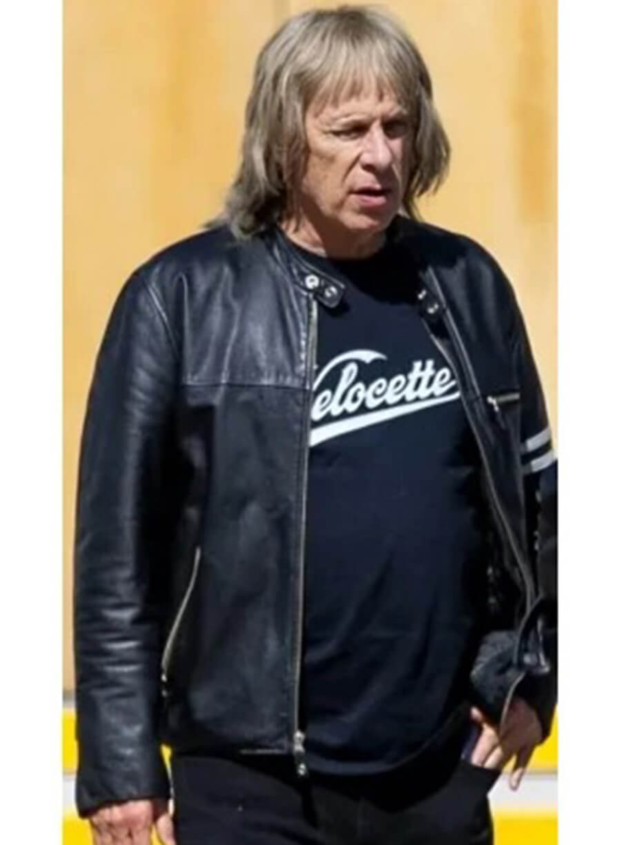 Christopher Guest Spinal Tap 2 Nige Tufnel Black Leather Jacket