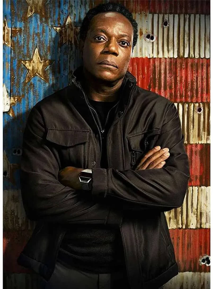 Chukwudi Iwuji Peacemaker Clemson Murn Black Jacket