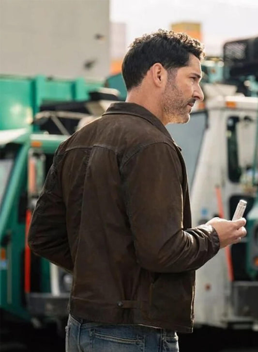 CIA 2026 Colin Glass Brown Cotton Jacket