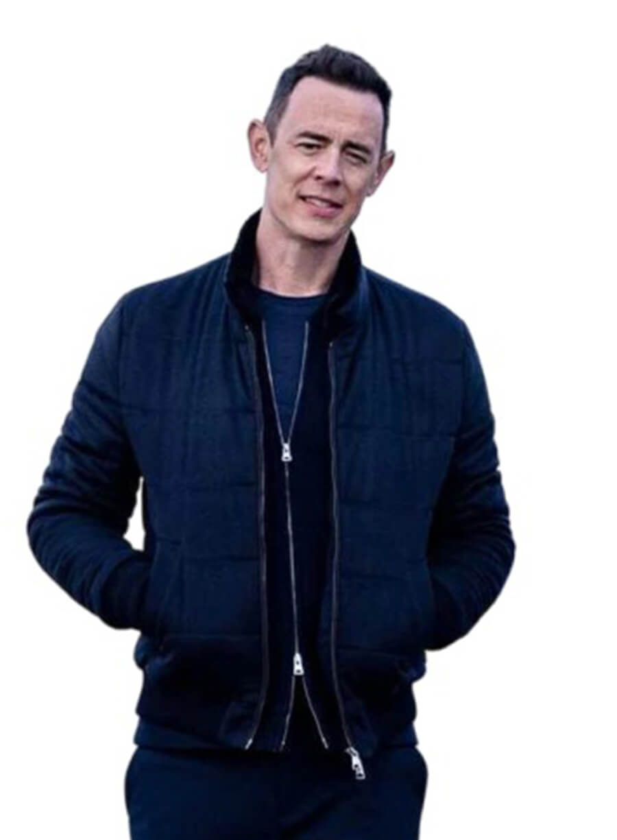 Colin Hanks Silo S03 Per Stensen Blue Jacket