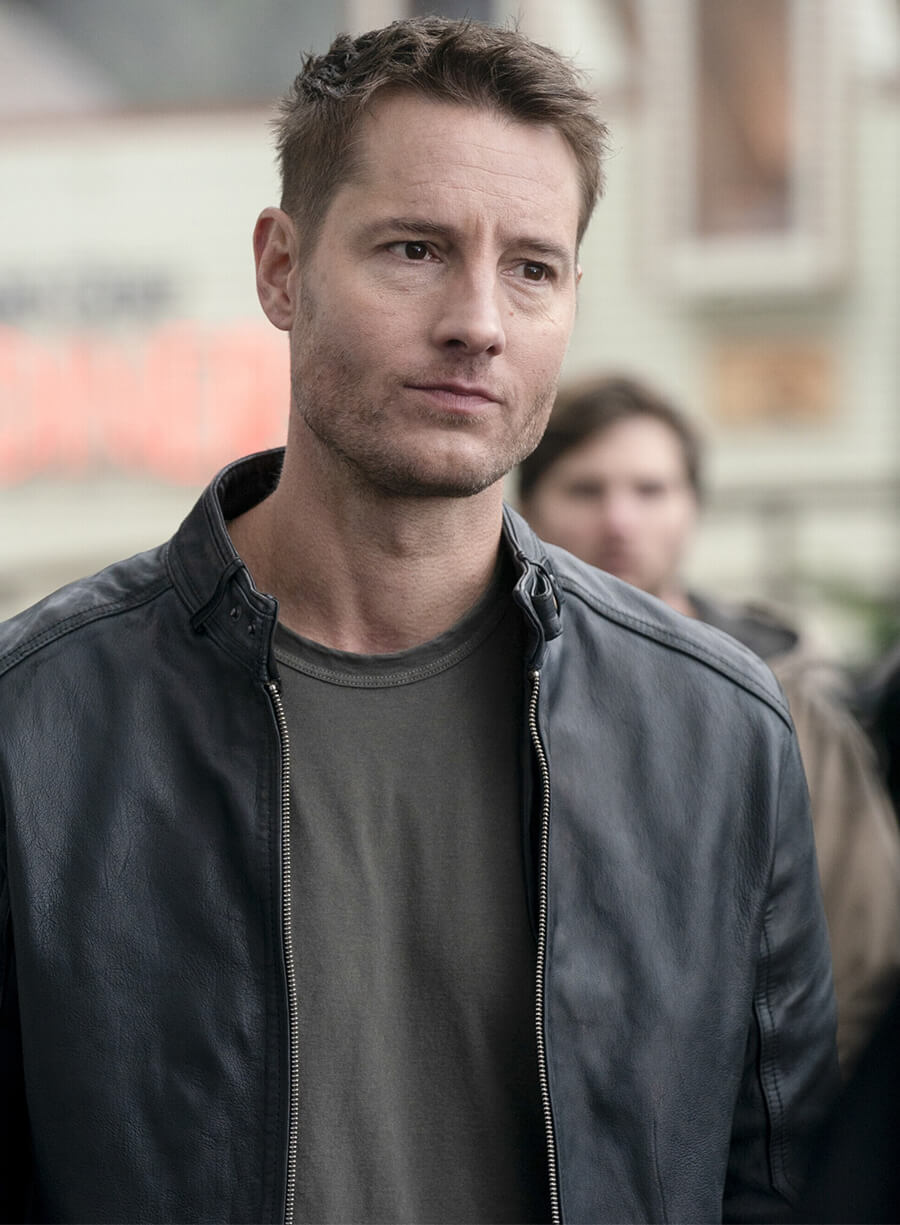 Colter Shaw Tracker S01 Justin Hartley Black Leather Jacket