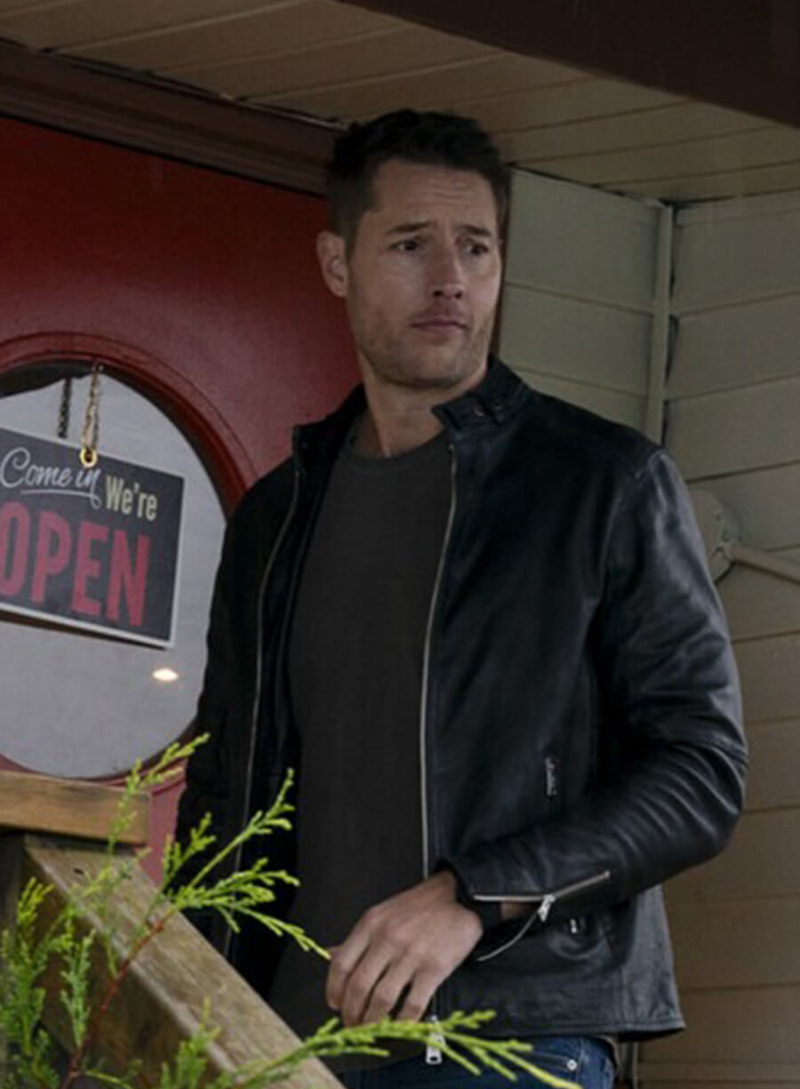 Colter Shaw Tracker S01 Justin Hartley Black Leather Jacket