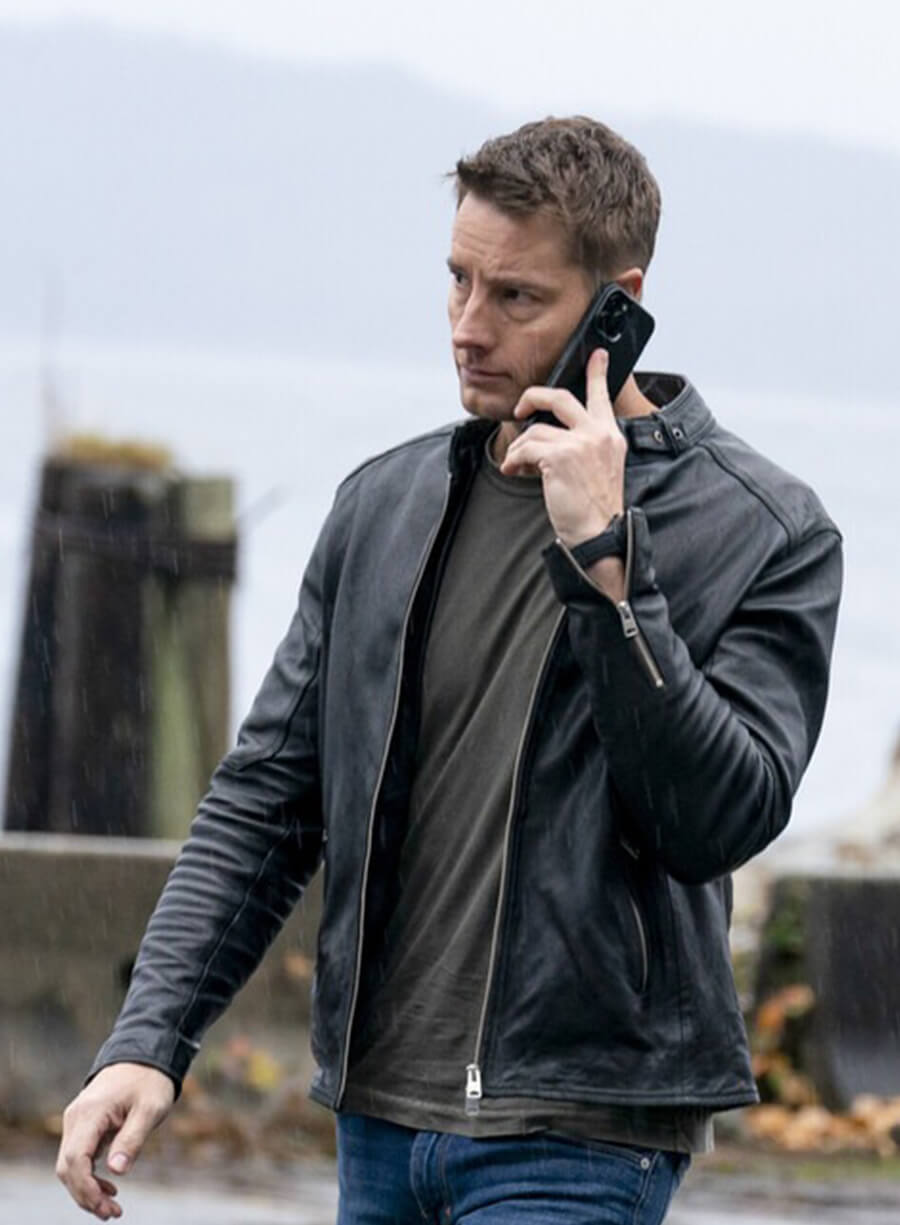 Colter Shaw Tracker S01 Justin Hartley Black Leather Jacket