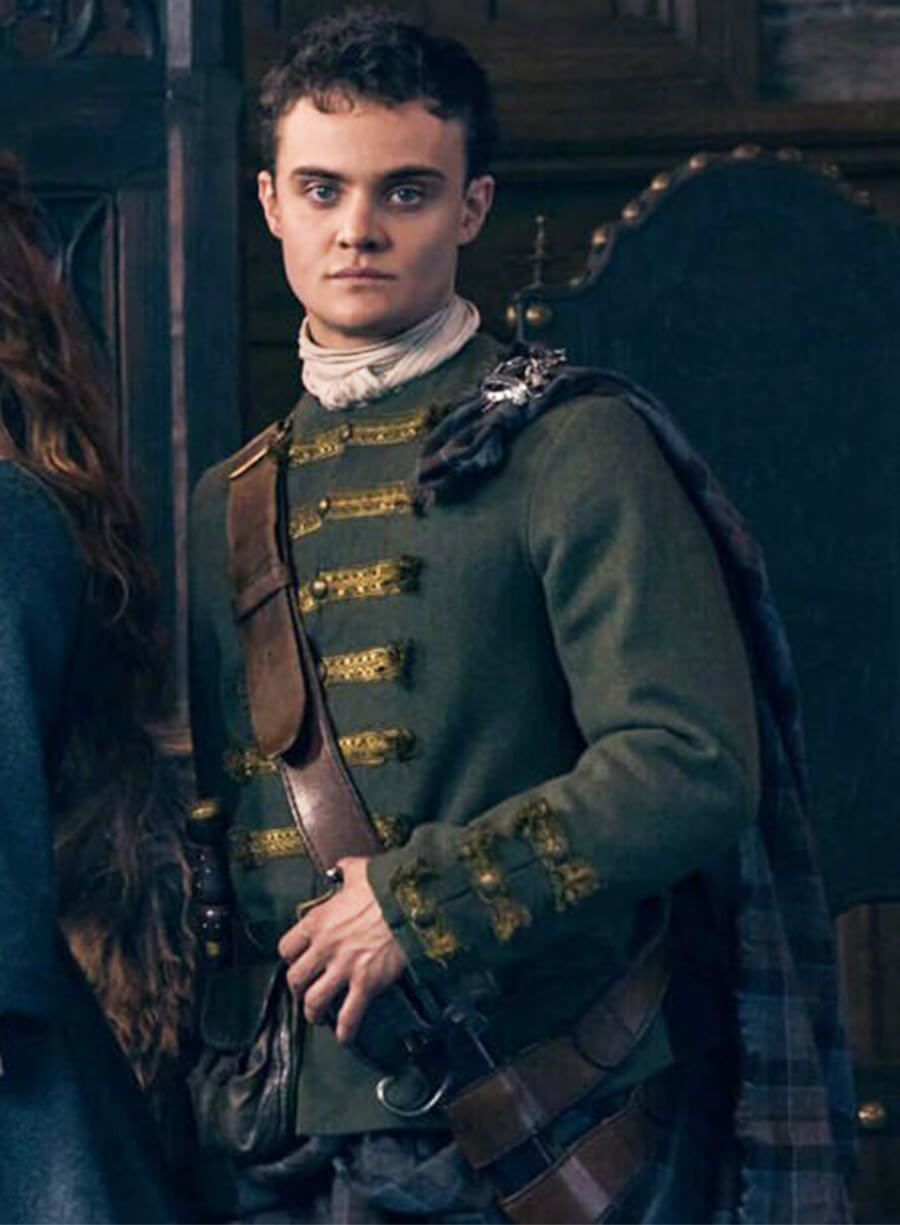 Colum MacKenzie Outlander Blood of My Blood Military Jacket