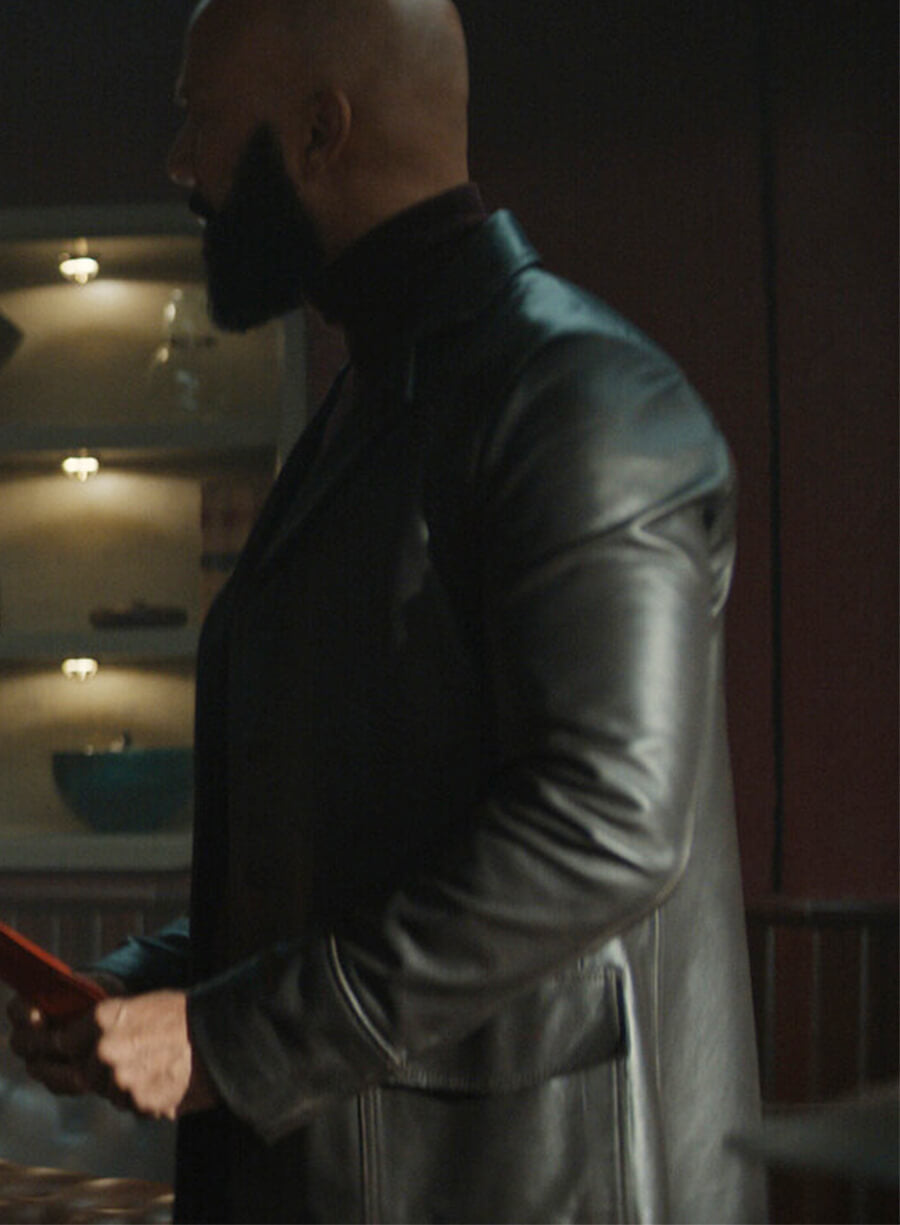 Common Tv Series Silo Robert Sims Leather Blazer Coat