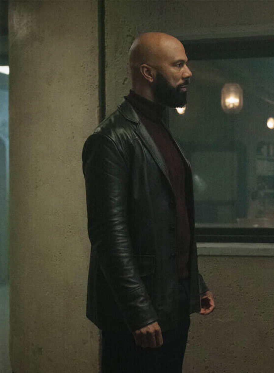 Common Tv Series Silo Robert Sims Leather Blazer Coat