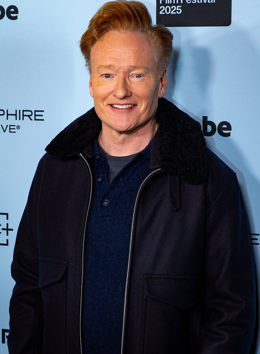 Conan O'Brien 2025 Sundance Film Festival Black Jacket