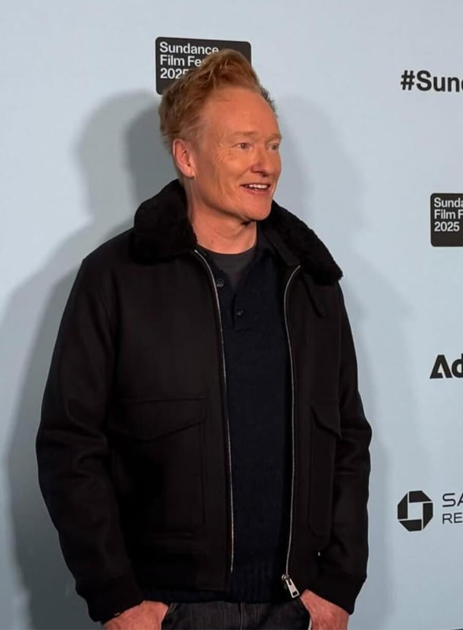 Conan O'Brien 2025 Sundance Film Festival Black Jacket