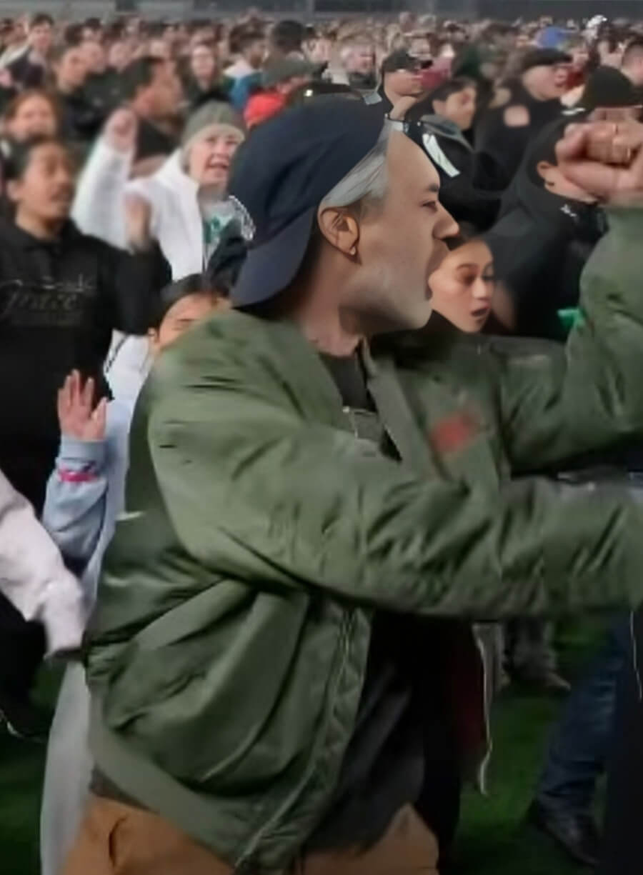 Conan O'Brien Must Go Season 2 Sebastian fan and painter Green Jacket