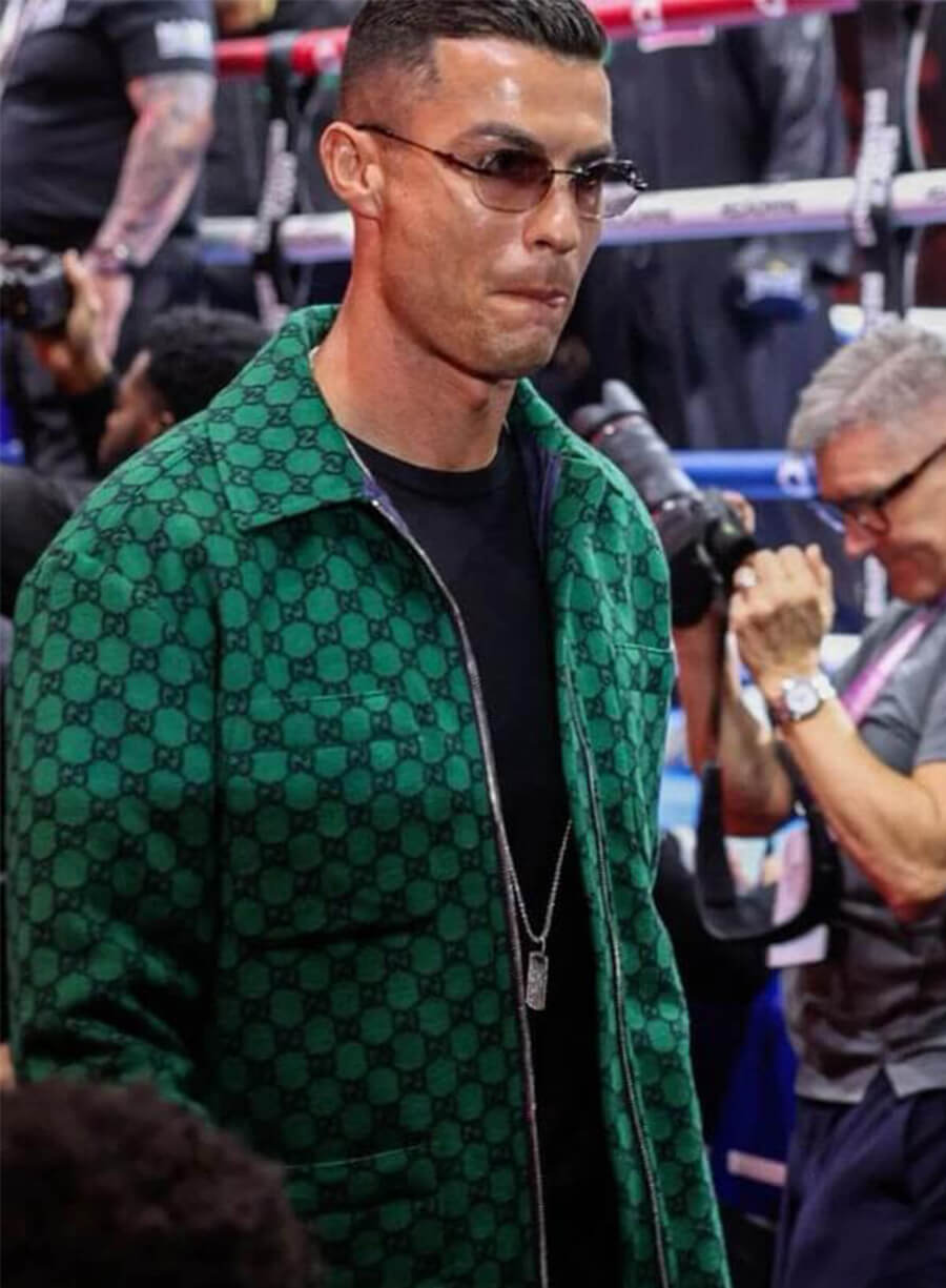 Cristiano Ronaldo Green Jacket