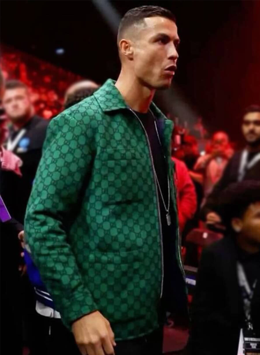 Cristiano Ronaldo Green Jacket