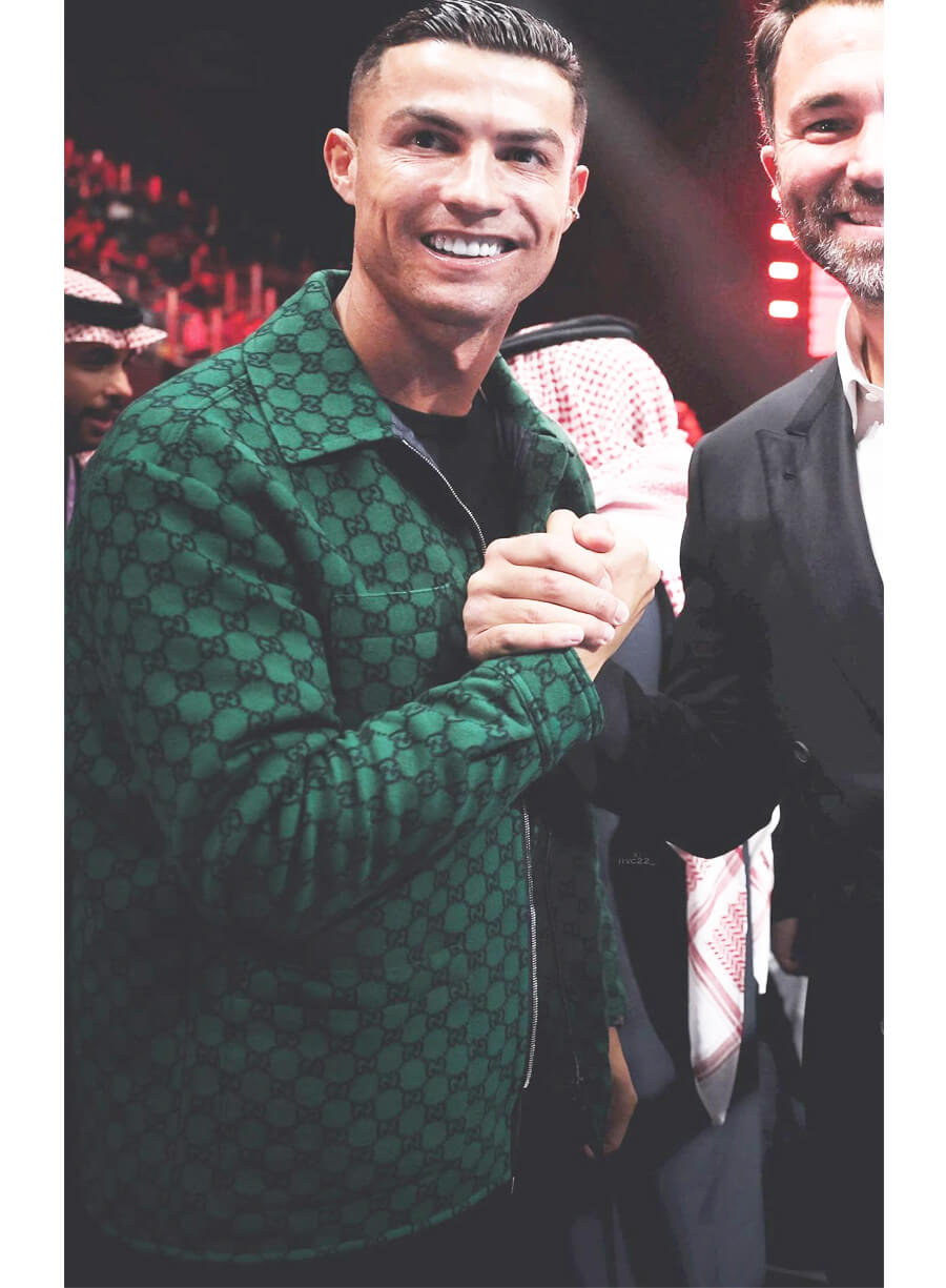 Cristiano Ronaldo Green Jacket