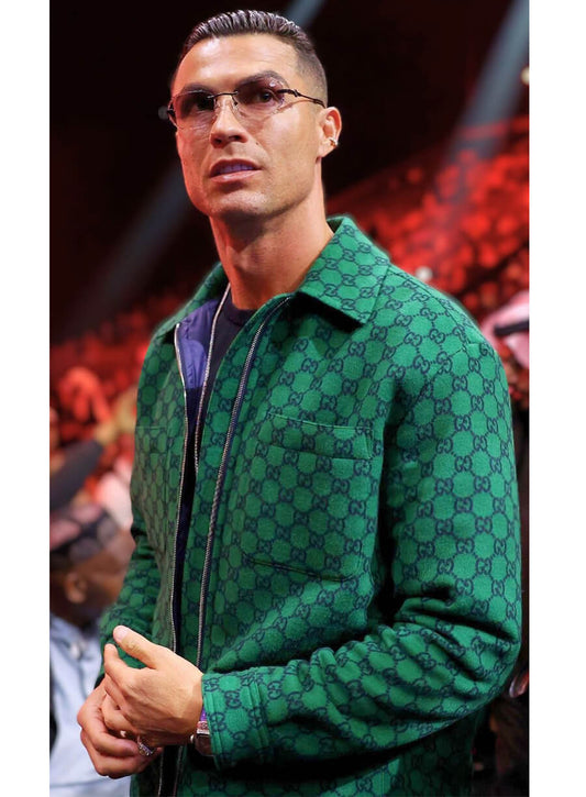 Cristiano Ronaldo Green Jacket