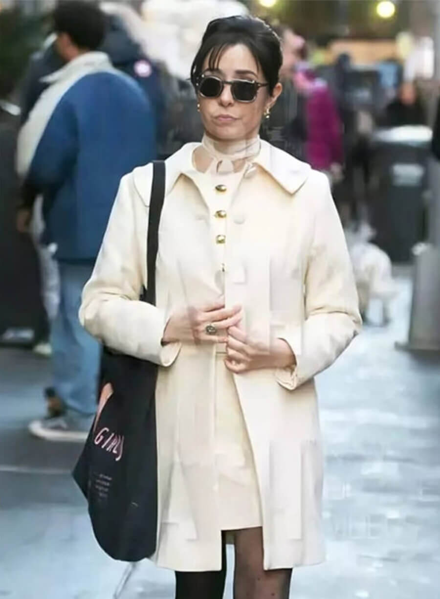 Cristin Milioti The Penguin Sofia falcone White Coat