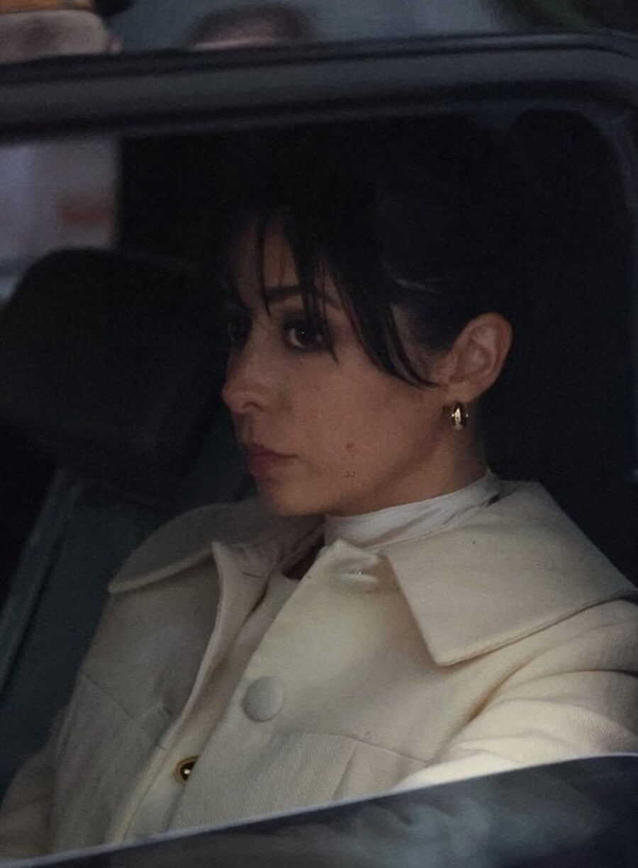 Cristin Milioti The Penguin Sofia falcone White Coat