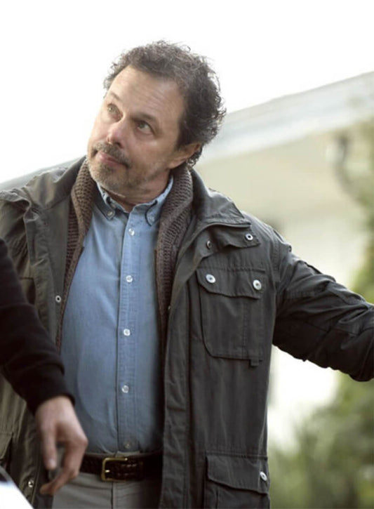Curtis Armstrong Supernatural Metatron Grey Jacket