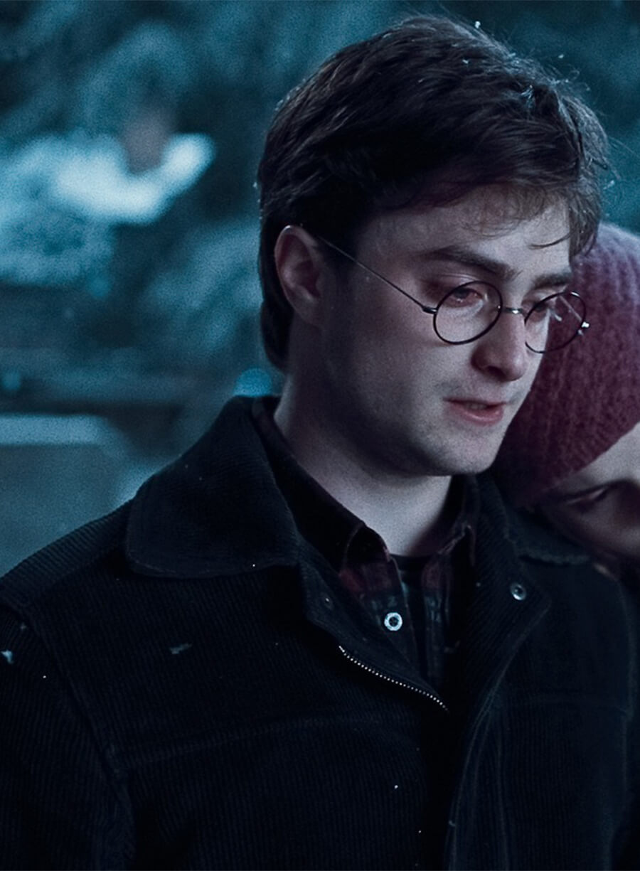 Daniel Radcliffe Harry Potter and the Deathly Hallows Black Jacket 