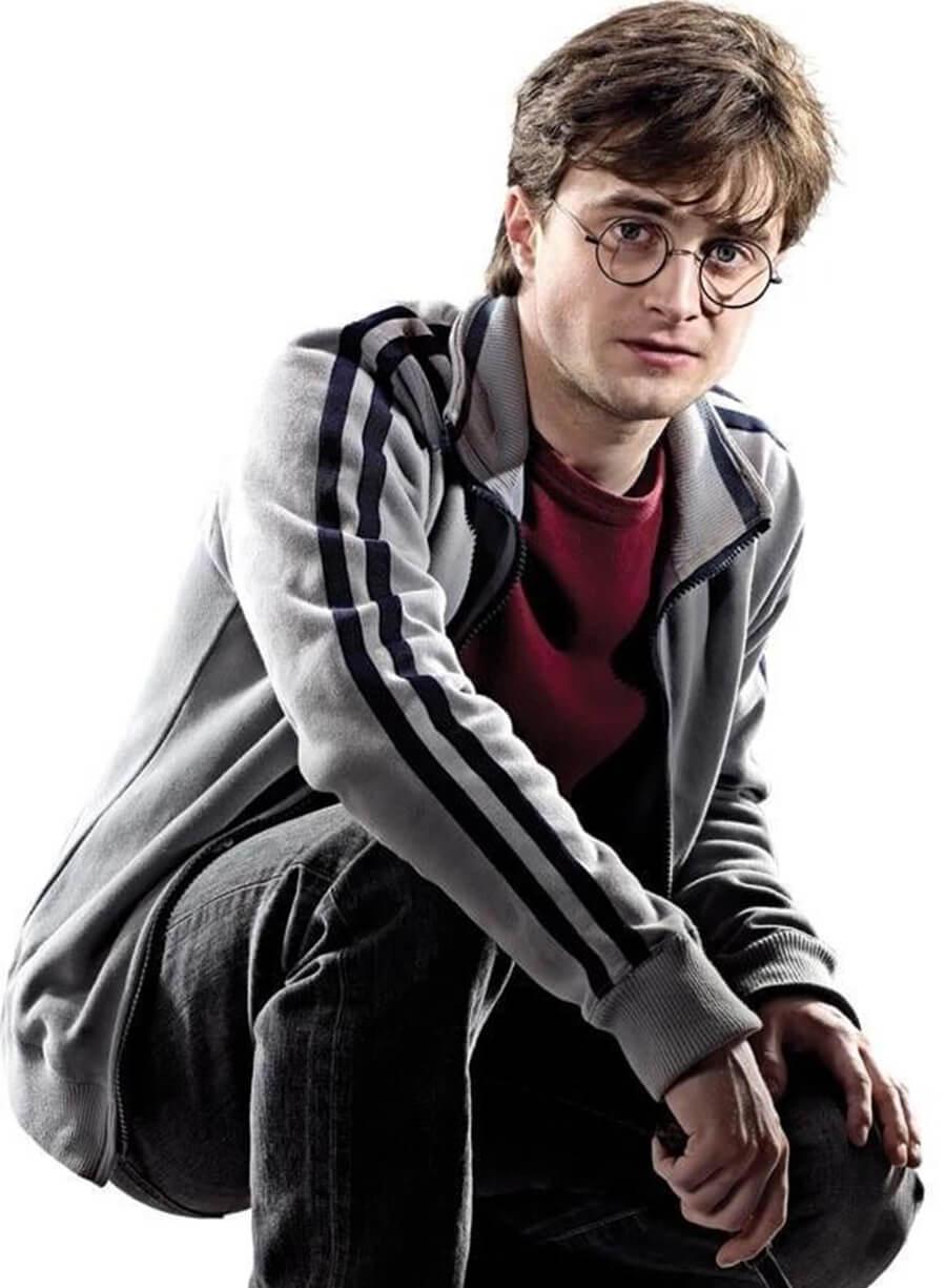 Daniel Radcliffe Harry Potter and the Deathly Hallows Grey Track Jacket