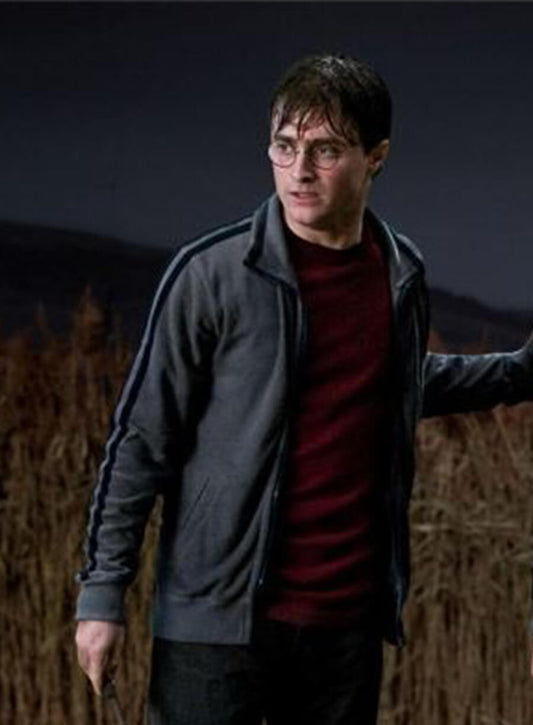 Daniel Radcliffe Harry Potter and the Deathly Hallows Grey Track Jacket