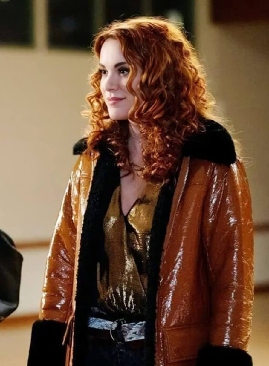 Danneel Ackles Supernatural Sister Jo Leather Fur Coat