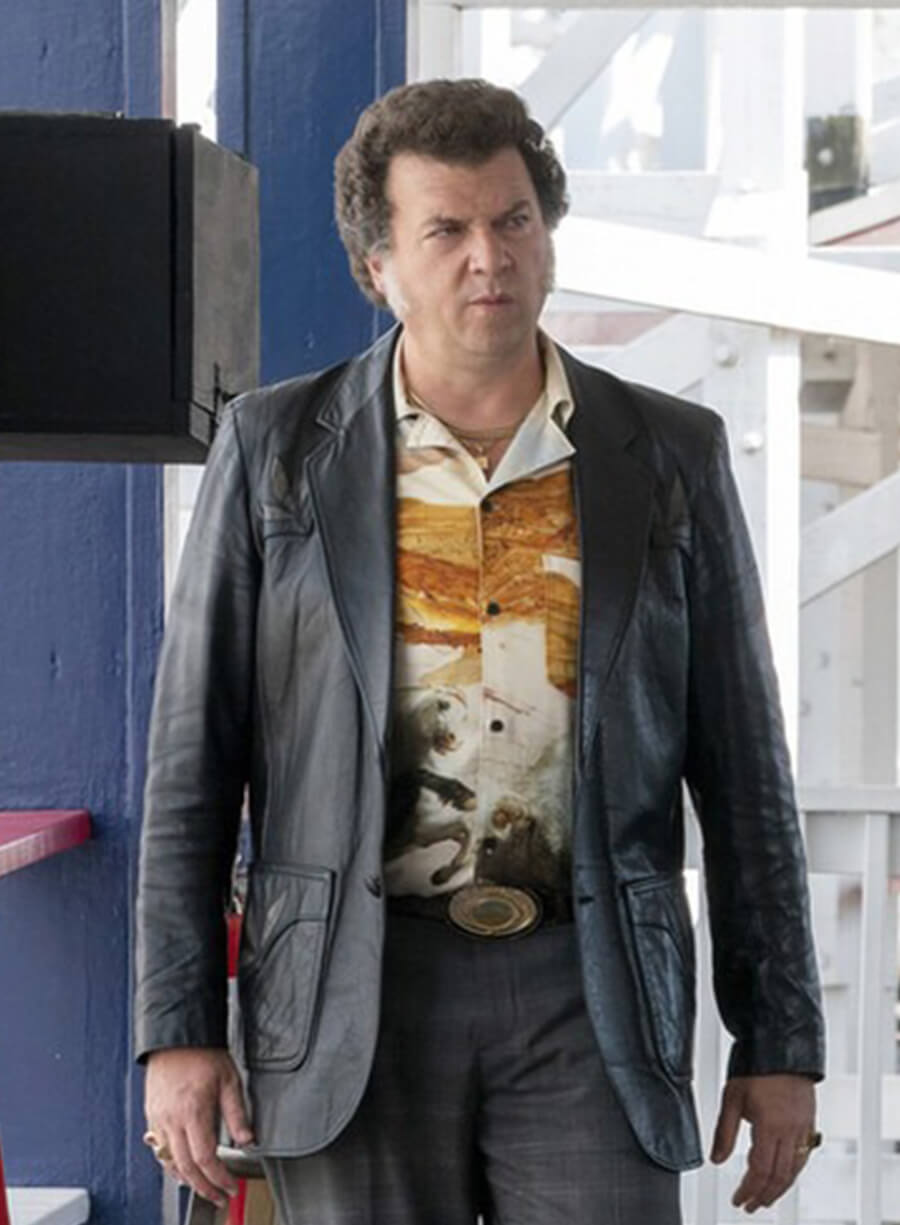  Danny McBride The Righteous Gemstones Jesse Leather Blazer 