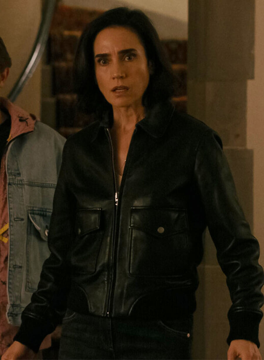 Dark Matter Jennifer Connelly Daniela Black Leather jacket