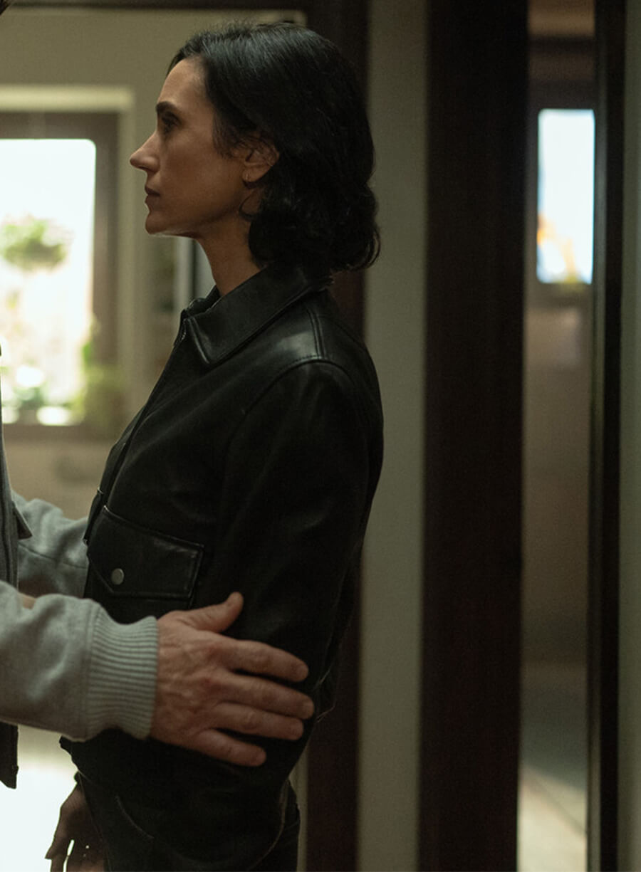 Dark Matter Jennifer Connelly Daniela Black Leather jacket