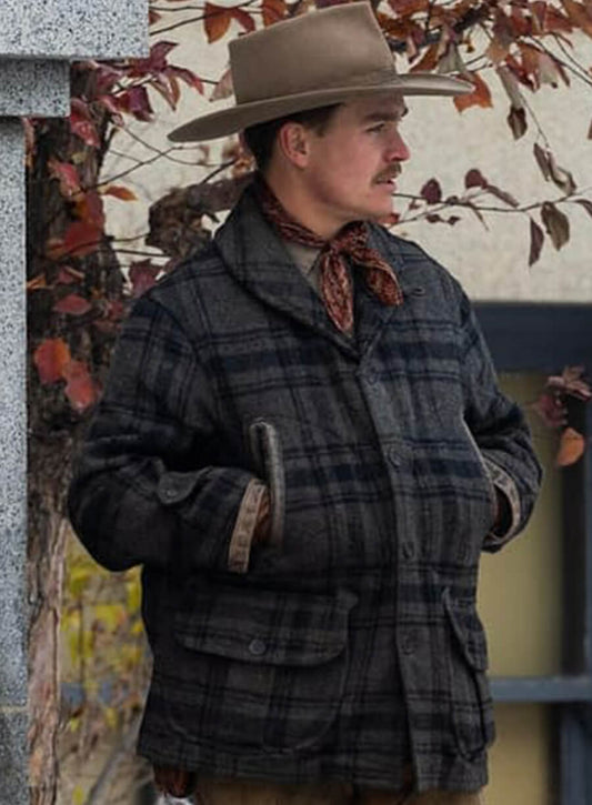 Darren Mann 1923 Season 2 Jack Dutton Plaid Jacket