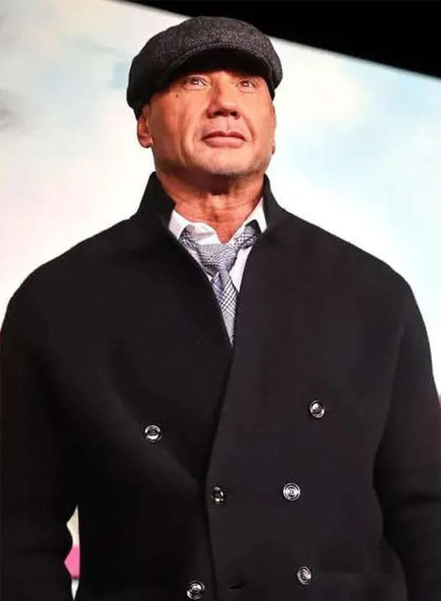 Dave Bautista The Wrecking Jonny Hale Crew Black Coat
