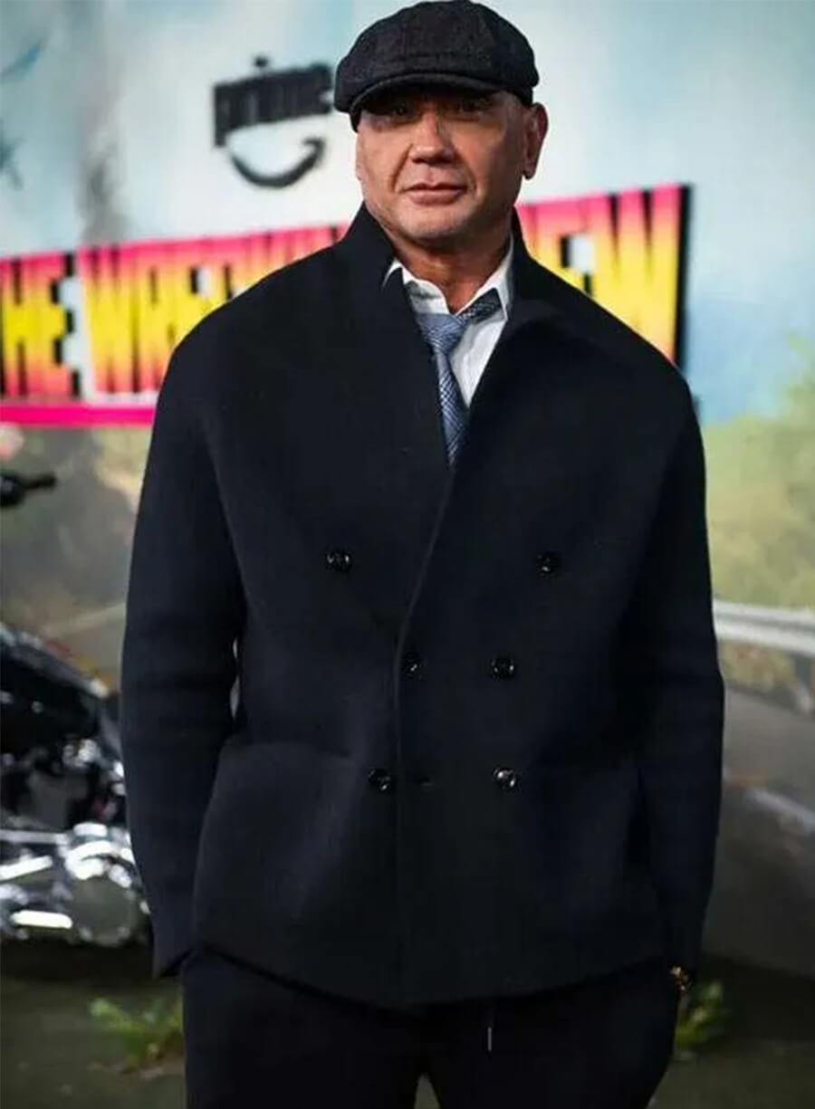 Dave Bautista The Wrecking Jonny Hale Crew Black Coat