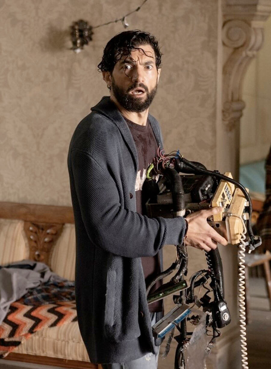 David Alpay From S02 Jade Grey Cardigan Jacket