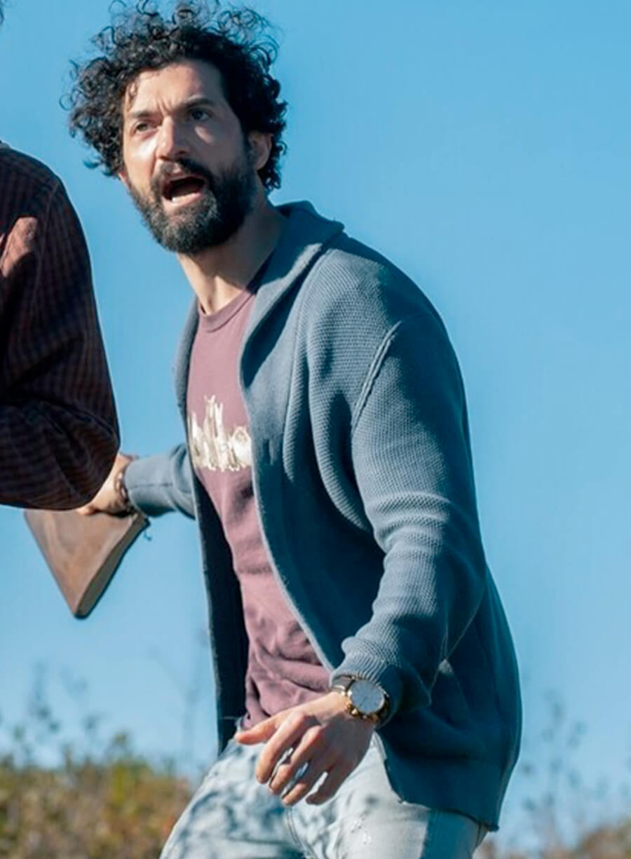  David Alpay From S02 Jade Grey Wool Jacket