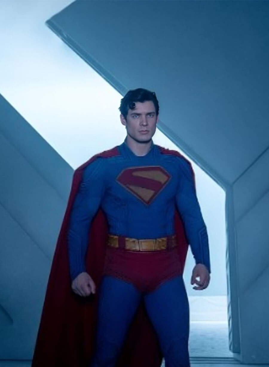 David Corenswet Superman 2025 Blue Costume Jacket