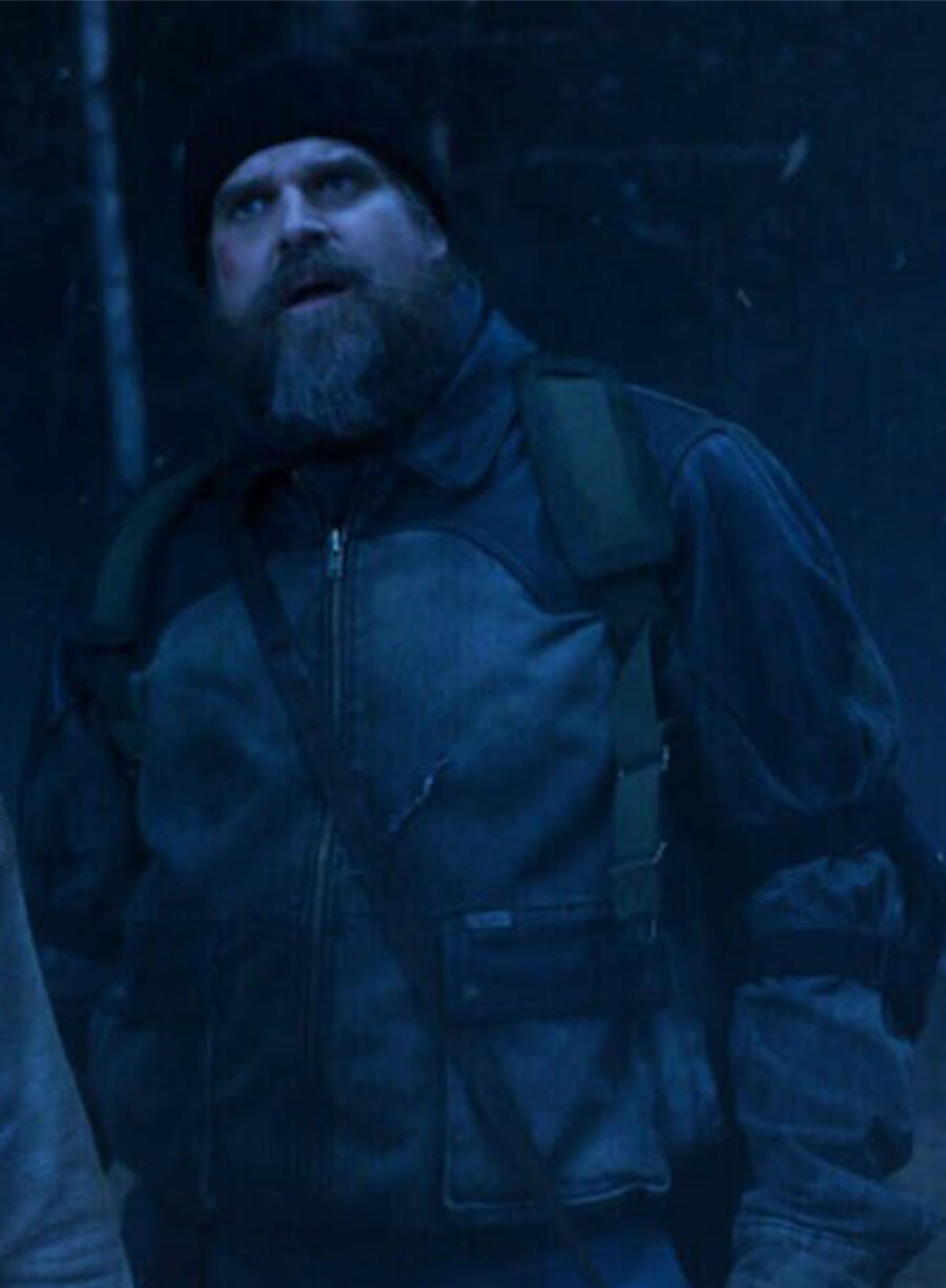 David Harbour Stranger Things S05 Jim Hopper Jacket
