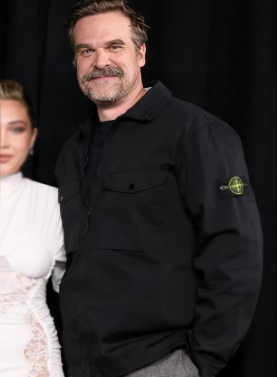 David Harbour Thunderbolts 2025 Event Black Jacket 