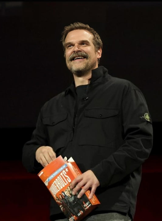 David Harbour Thunderbolts 2025 Event Black Jacket 