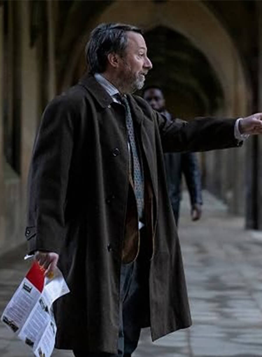 David Mitchell Ludwig S01 John Taylor Brown Coat