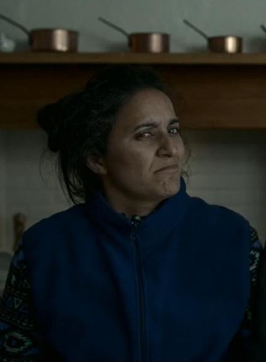 Deadloch Madeleine Sami Eddie Blue Vest 