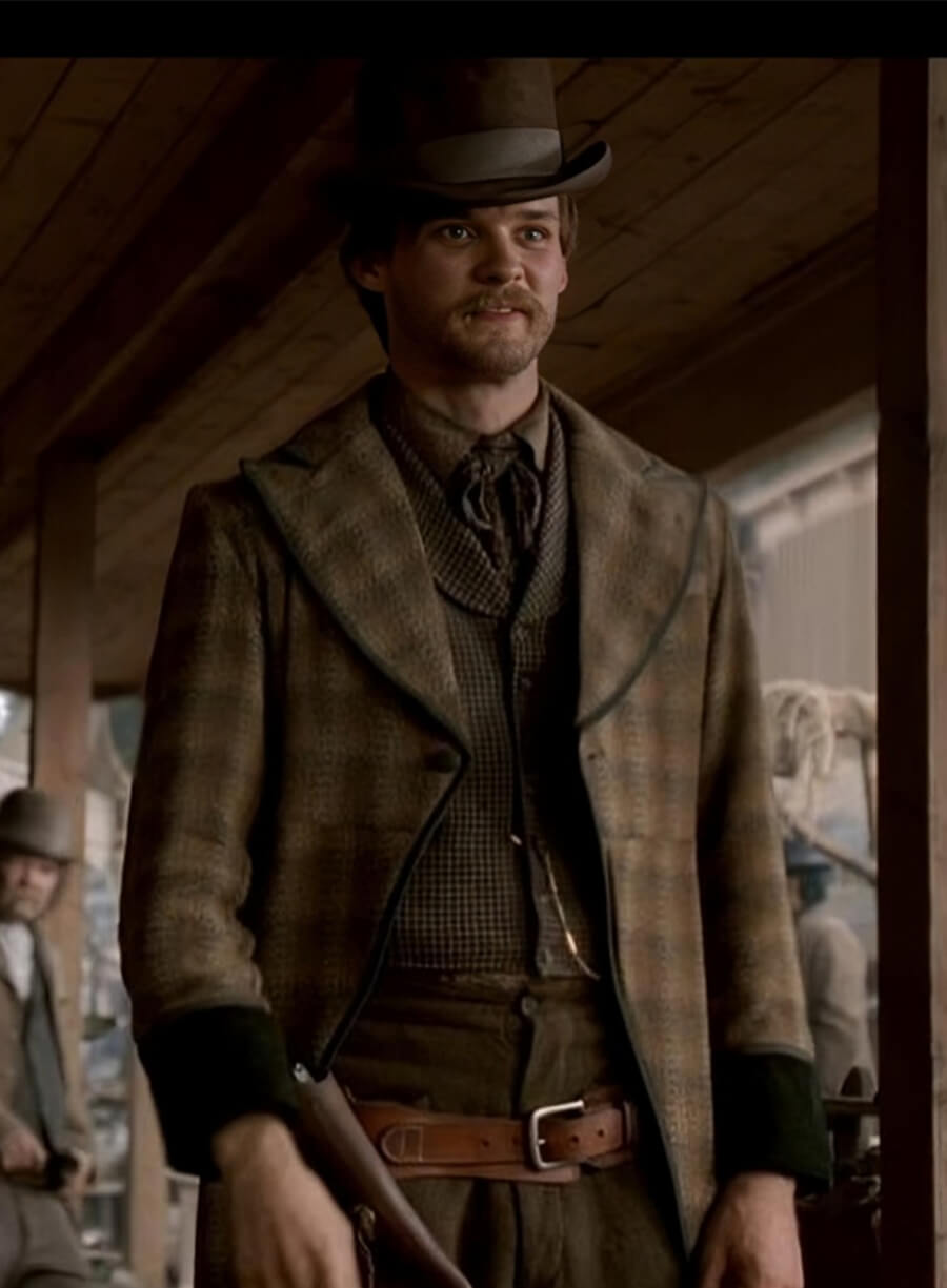Deadwood Austin Nichols Morgan Earp Wool  Tailcoat 